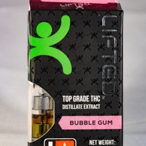 Bubblegum .5g vape cart by Lifted/Green Acers Farms