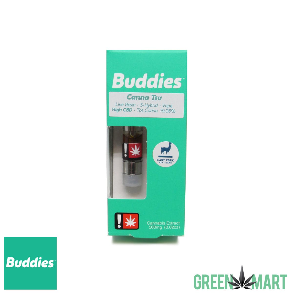 Buddies Brand Distillate Cartridge - Canna-Tsu