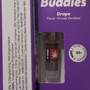 Buddies Distillate 0.5: Grape Flavored
