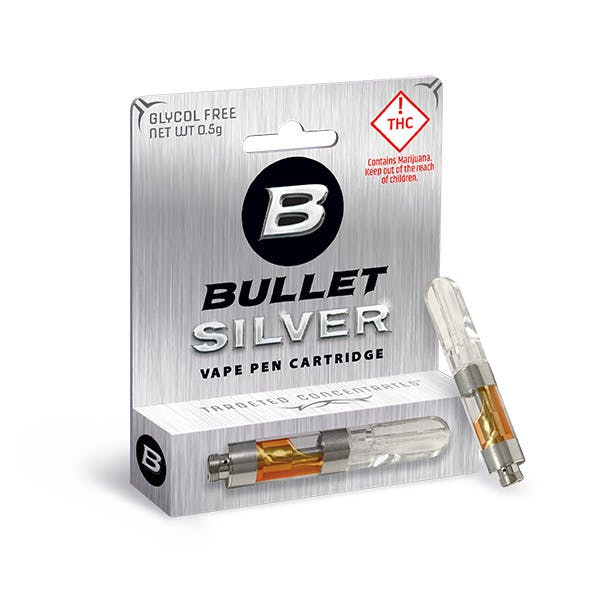 Bullet Silver - 500mg Cartridge - Blue Dream