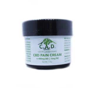 C.A.D - 400MG CBD/ 15MG THC Extra Strength Pain Cream