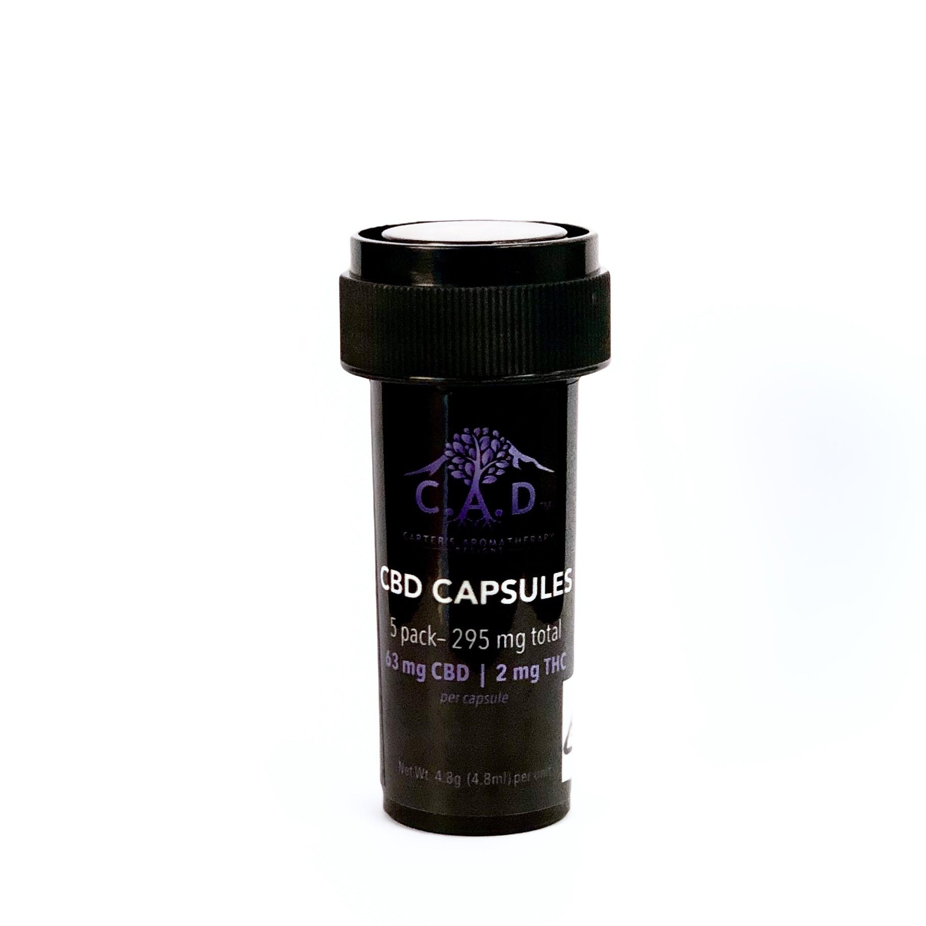 C.A.D: CBD Capsules 295mg (Medicinal/Recreational)