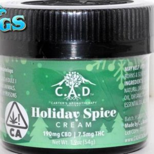 C.A.D. CBD Holiday Spice Cream
