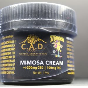 C.A.D. CBD Mimosa Cream 200mg CBD 100mg THC