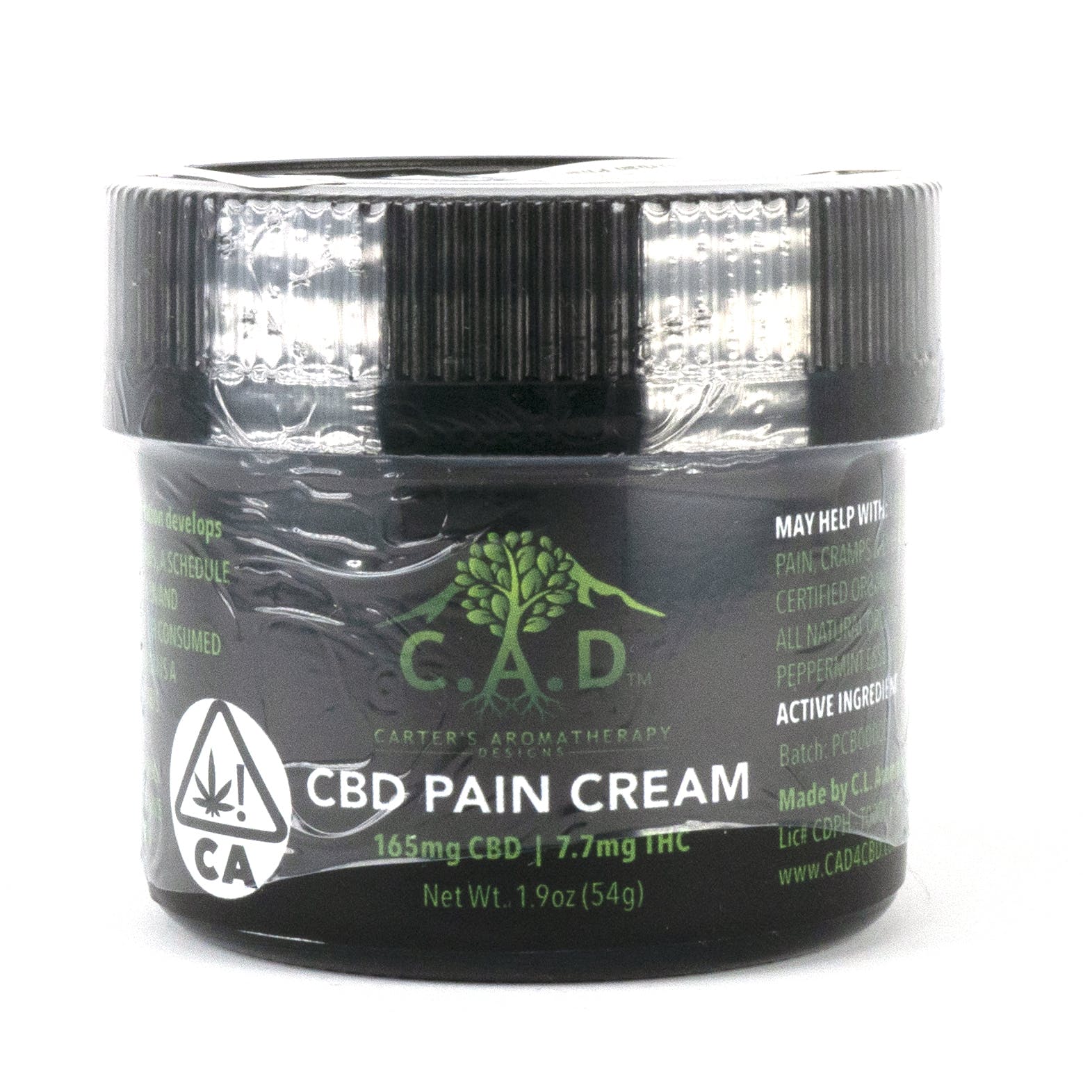 CAD: Tier 1 Pain Cream 2oz
