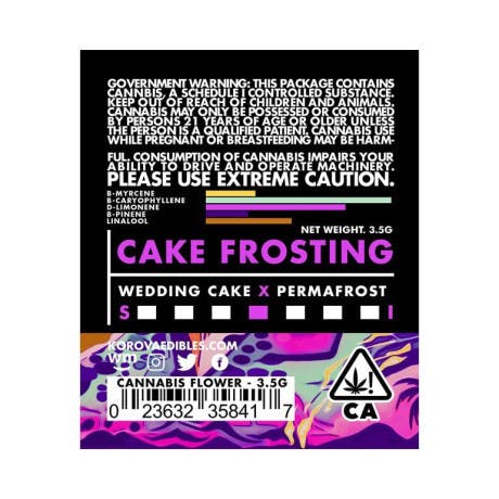 Cake Frost Prerolls - Korova