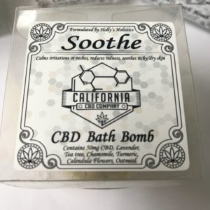 California CBD Company Bath Bomb (Soothe) 50mg
