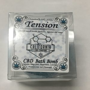 California CBD Company Bath Bomb Tension