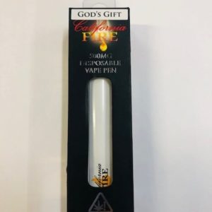 California Fire: God's Gift Disposable Pen