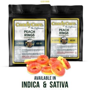 CANDY CARE [PEACH RINGS] 400MG