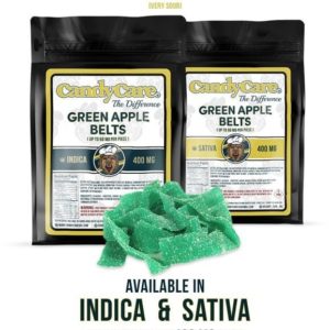 Candy Care The Difference - Green Apple Belts 400mg