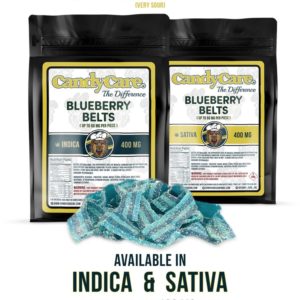 Candy Cure The Difference Blueberry Belts 400mg INDICA