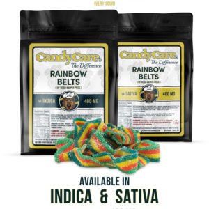 Candy Cure The Difference Rainbow Belts 400mg INDICA