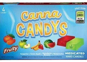 Canna Candy - Fruity Hard Candy 4 Packs, 240mg/Box