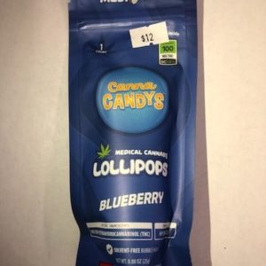 Canna Candy's - Blueberry Lollipop