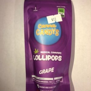 Canna Candy's - Grape Lollipop