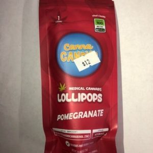 Canna Candys - Pomegranate Lollipop