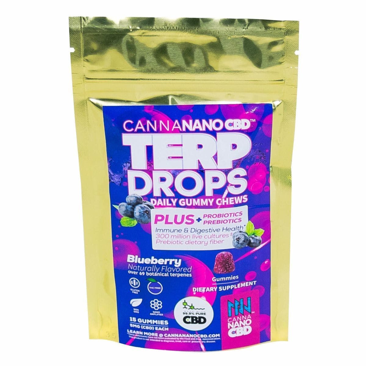 Canna Nano CBD Terp Drops (Blueberry)
