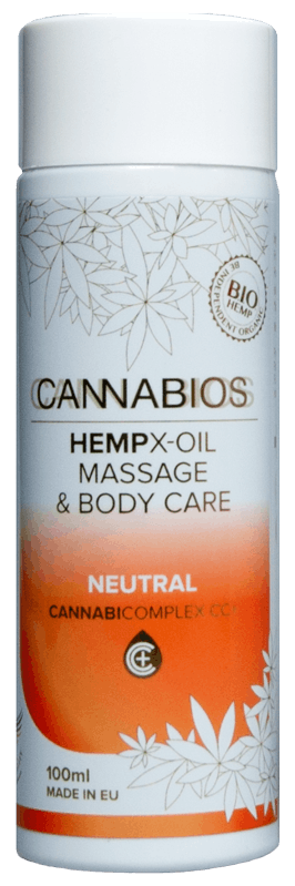 Cannabios HempX-Oil, Massage und Körperöl, 100ml