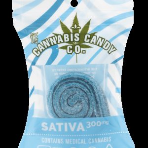 Cannabis Candy Co. - 300mg Sativa - Blueberry Belts