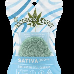 Cannabis Candy Co. - 300mg Sativa - Green Apple Belts
