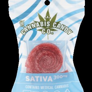 Cannabis Candy Co. - 300mg Sativa - Strawberry Belts