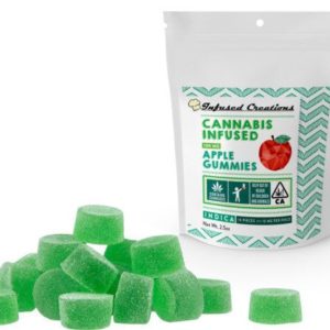 Cannabis Infused APPLE GUMMIES 100 mg