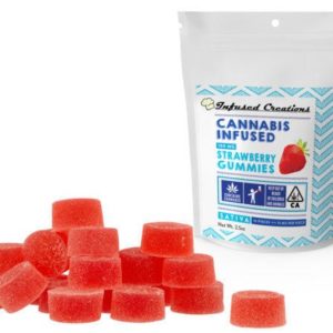 Cannabis Infused STRAWBERRY GUMMIES 100 mg