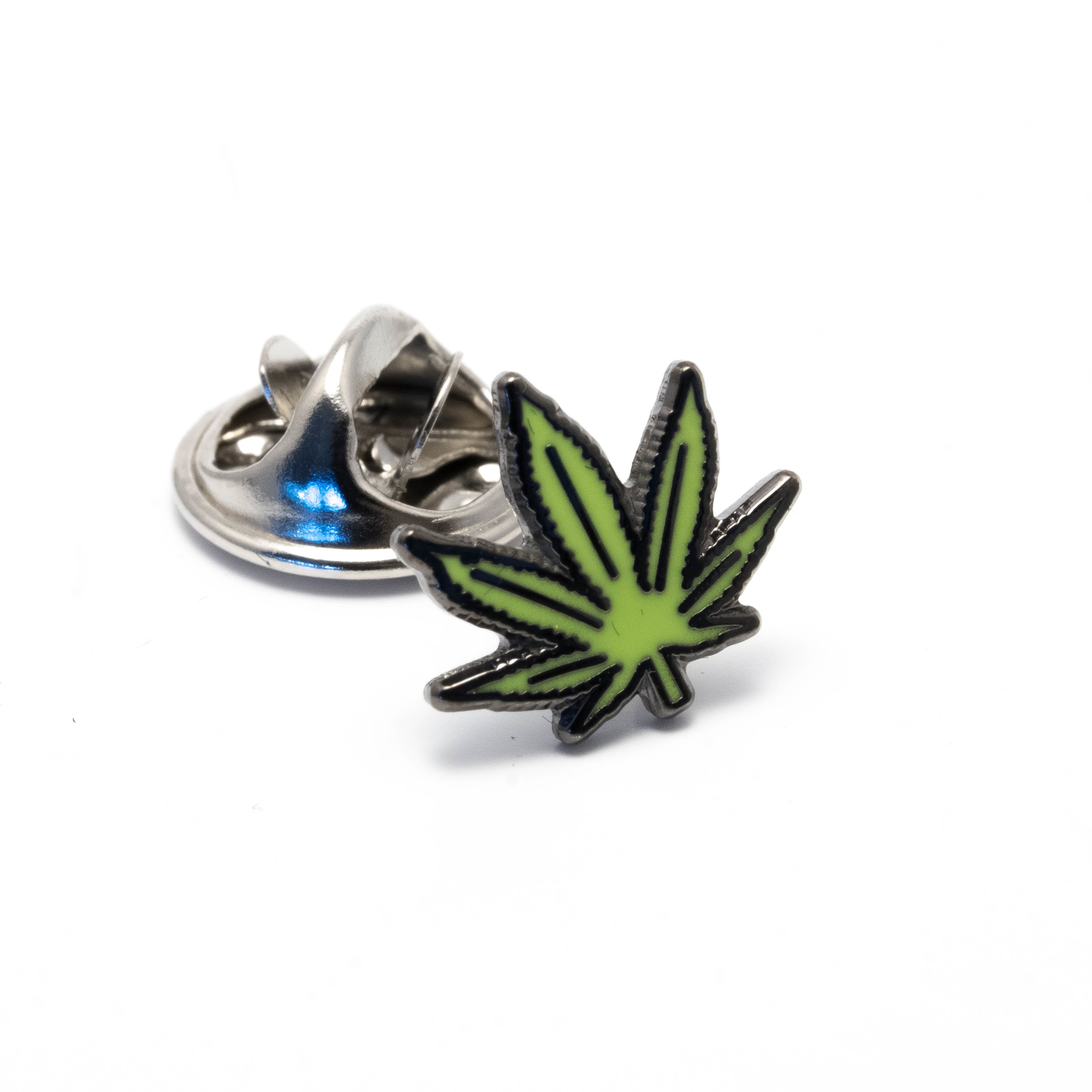 Cannabis Leaf Lapel Pin