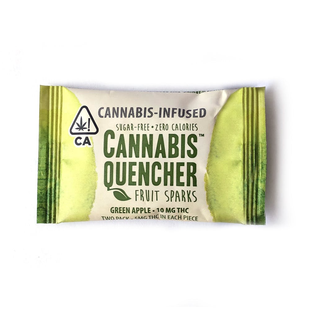 Cannabis Quencher 10 MG THC GREEN APPLE