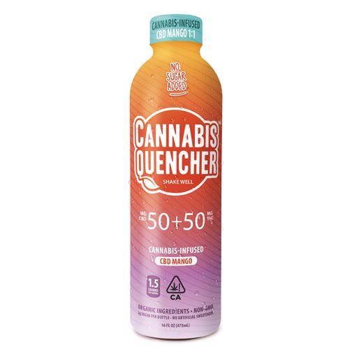 Cannabis Quencher - CBD Mango - 50mg THC/50mg CBD