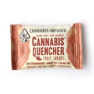 Cannabis Quencher - CBD Strawberry 1:1 Lozenge