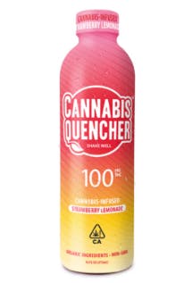 Cannabis Quencher Strawberry Lemonade 16oz 100mg THC
