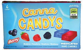 CannaCandy 4 pack 240mg - Berry
