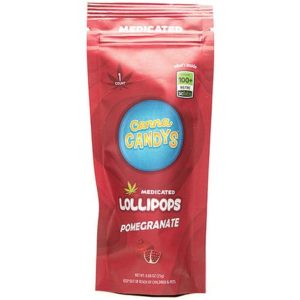 CannaCandy Lollipop - 100mg Pomegranate