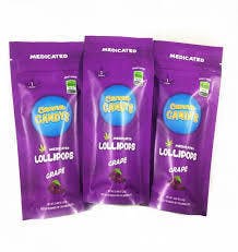 CannaCandy Lollipop : Grape (100mg)