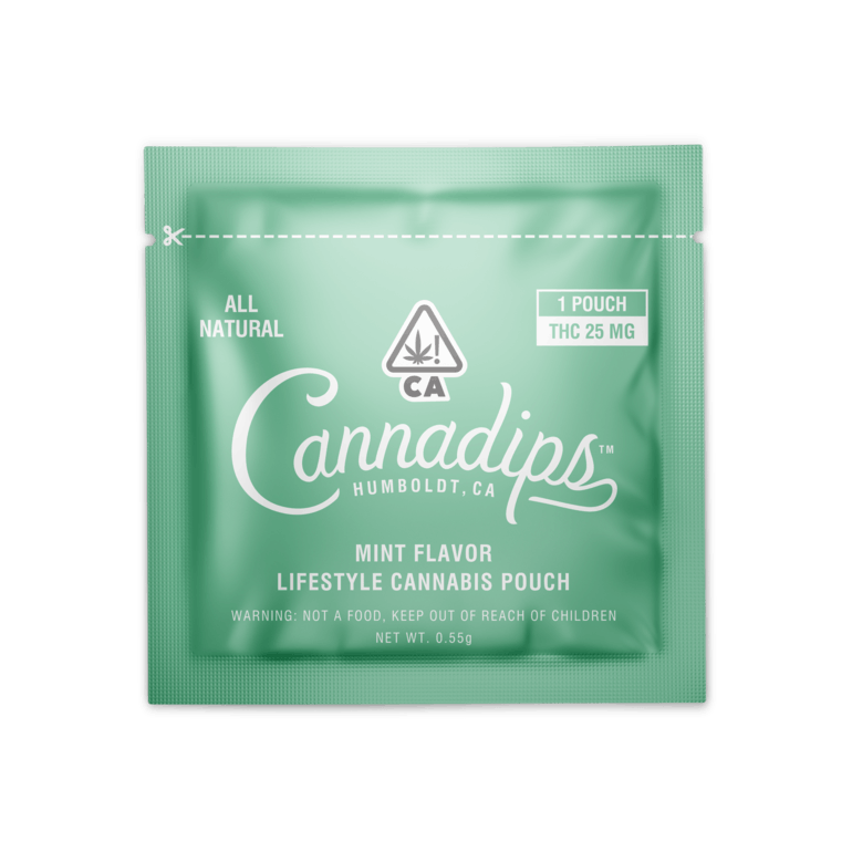 Cannadips Singles - Mint Flavor