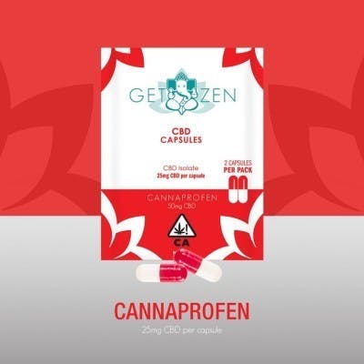 Cannaprofen CBD Capsules 2pk (25mg) by GetZen
