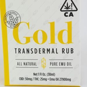 Cannariginals "Gold" Trans-Dermal Rub