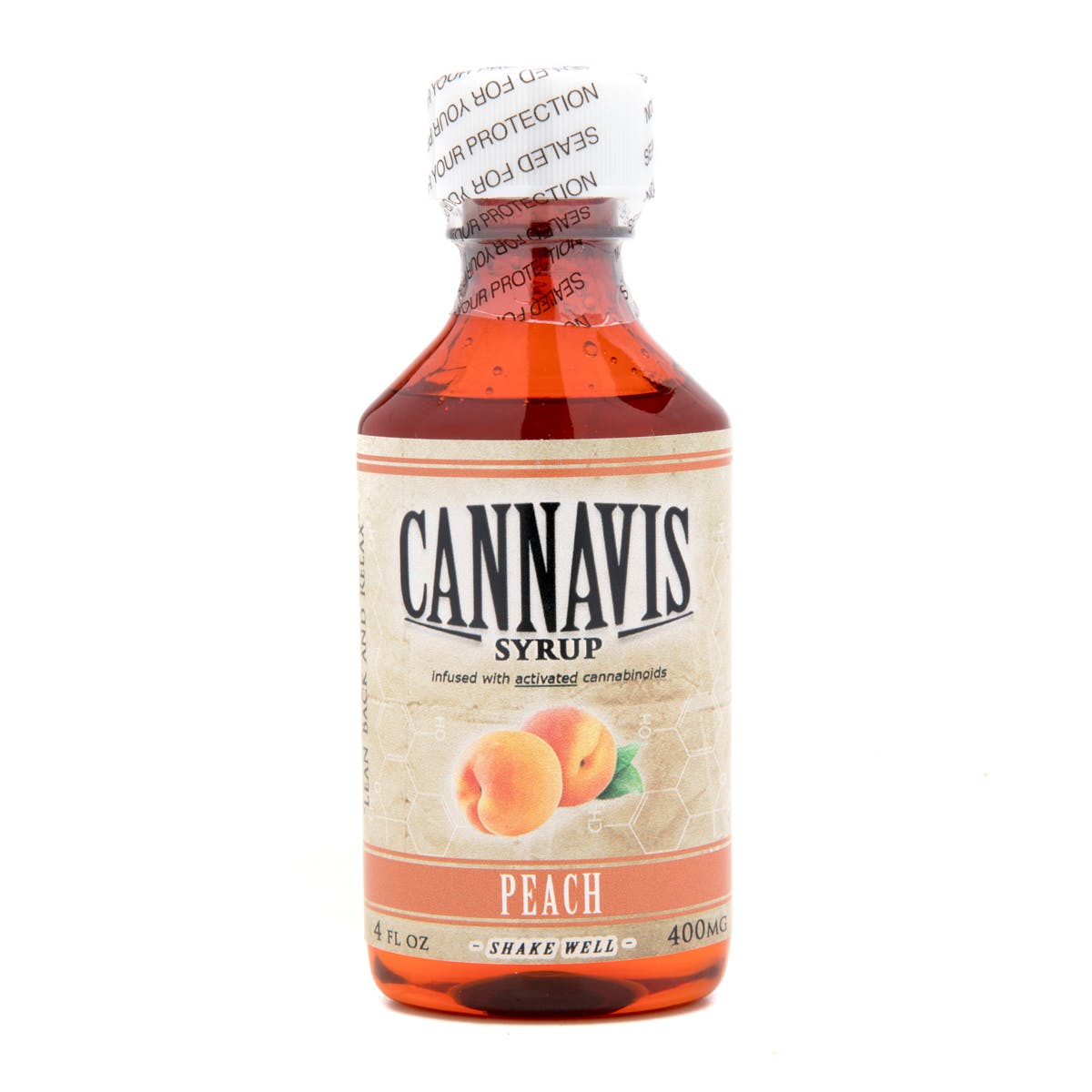 Cannavis Syrup, Peach 400mg