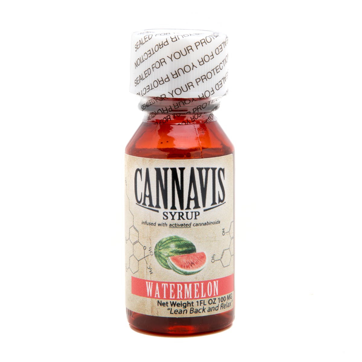 Cannavis Syrup, Watermelon 100mg