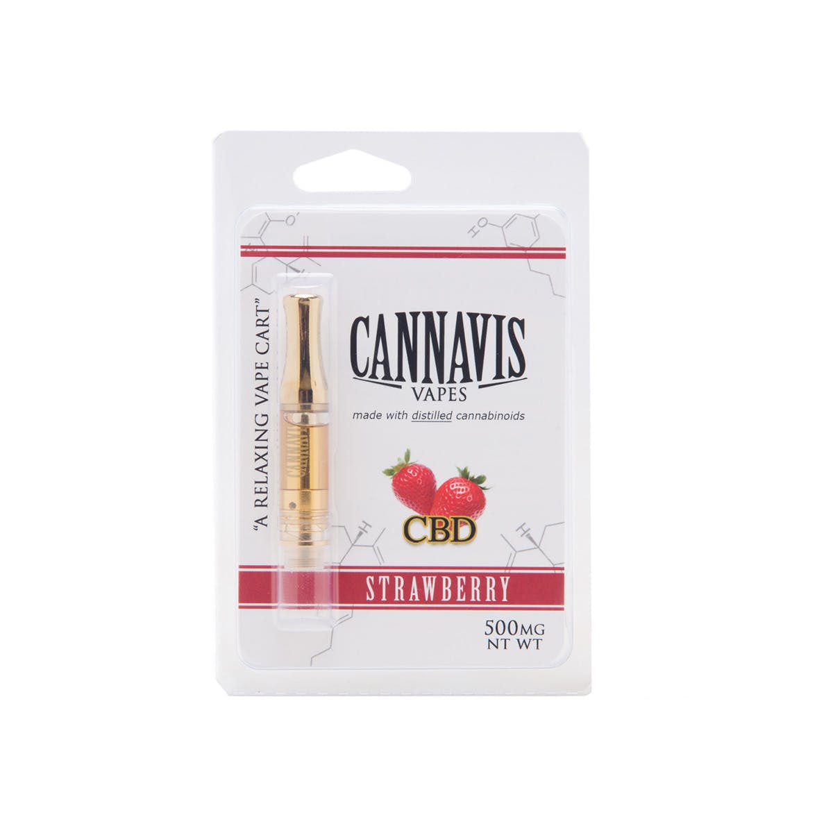 Cannavis Vape, Strawberry CBD Cartridge