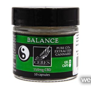 Capsules: 150mg CBD Balance 10 pack by Ceres
