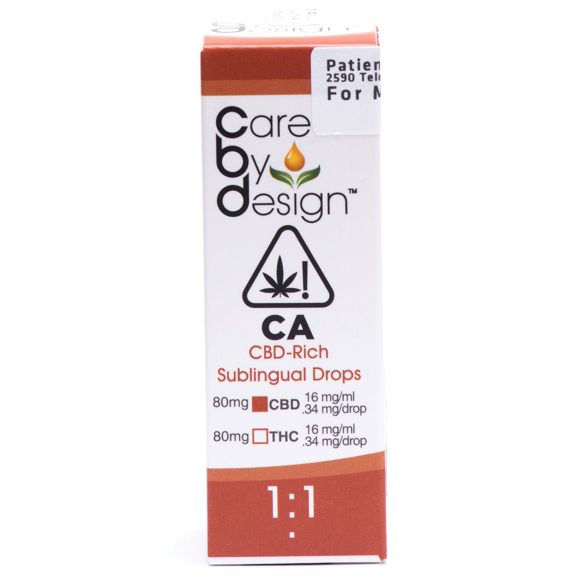 Care By Design - 1:1 Sublingual Drops 15ML