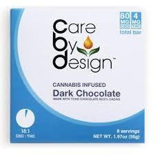 Care By Design: 18:1 CBD Dark Chocolate Bar