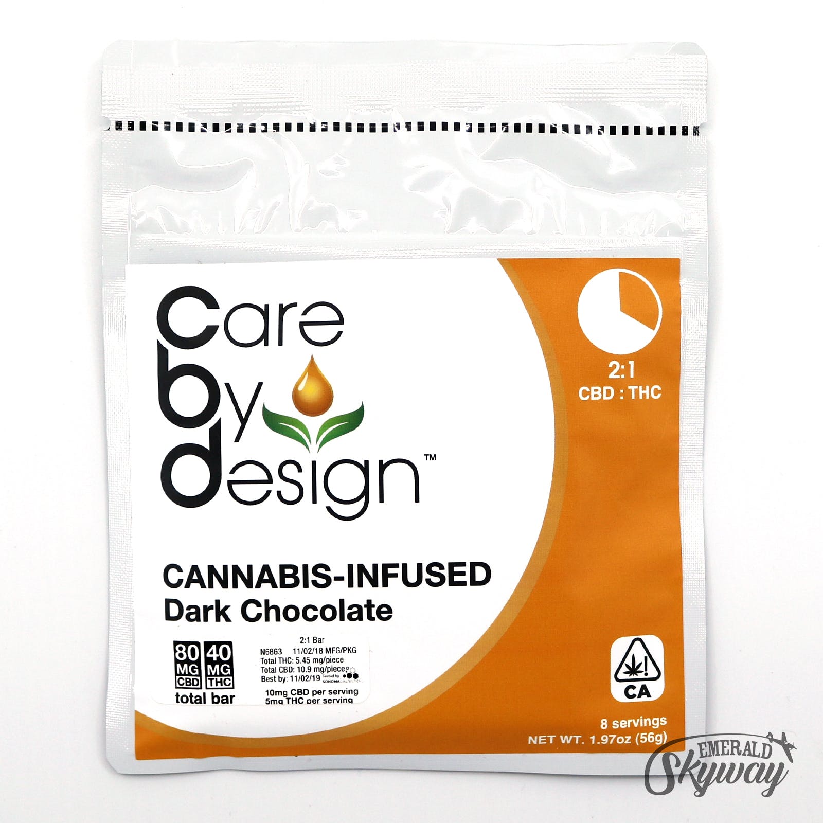 Care By Design: CBD Chocolate 2:1