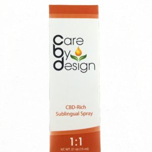 Care By Design CBD-Rich Sublingual Spray 1:1 240 mg CBD