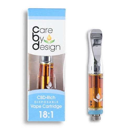 Care By Design CBD:THC 18:1 Vape Cartridge 500 mg