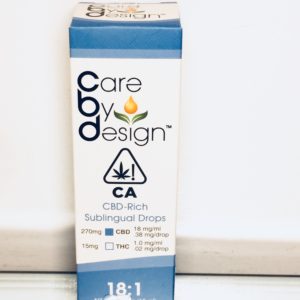 Care by Design Drops | 18:1 CBD Rich