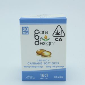 Care By Design: Soft Gels 18:1 20mg - 30 caps